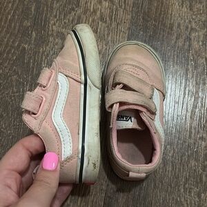 Vans Kids Light Pink Sneakers
